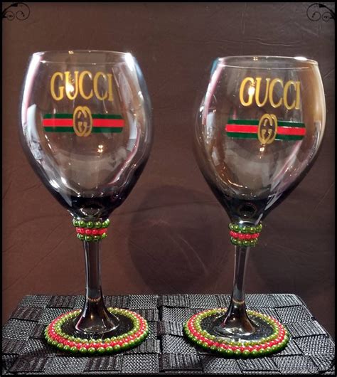 gucci wine glass